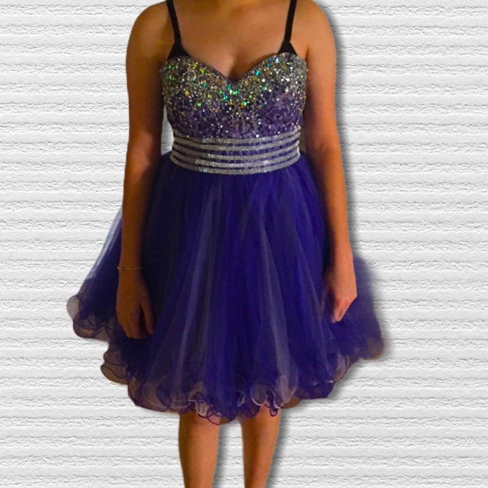 Purple prom dress!
